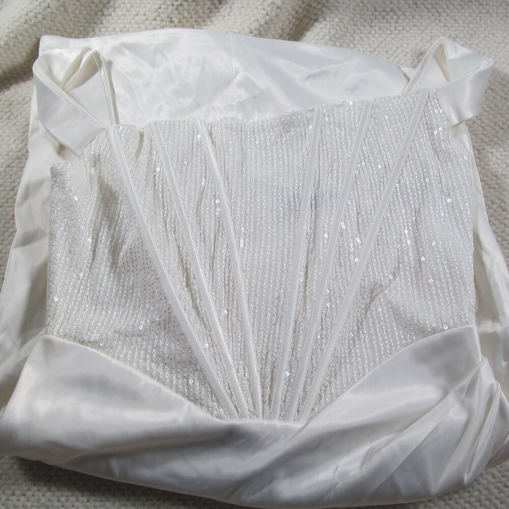 Banjul White Women Dress LG